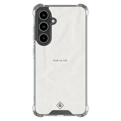Casimoda Samsung Galaxy S24 FE shockproof hoesje - Vive la vie