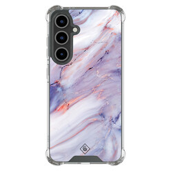 Casimoda Samsung Galaxy S24 FE shockproof hoesje - Marmer paars