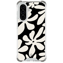 Casimoda Samsung Galaxy A56 shockproof hoesje - Noir bloom Casimoda Samsung Galaxy A56 shockproof hoesje - Noir bloom