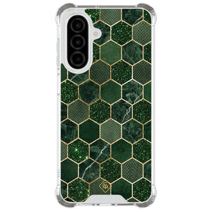 Casimoda Samsung Galaxy A26 shockproof hoesje - Kubus groen