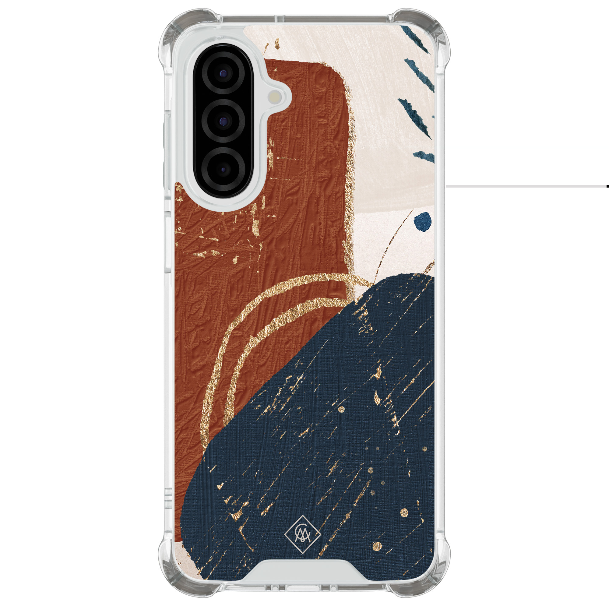 Samsung Galaxy A26 shockproof hoesje Abstract terracotta