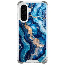 Casimoda Samsung Galaxy A26 shockproof hoesje - Ocean marble Casimoda Samsung Galaxy A26 shockproof hoesje - Ocean marble
