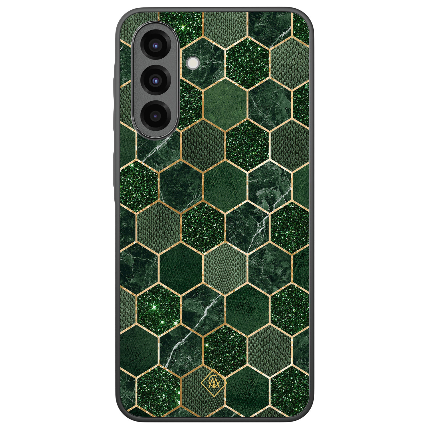 Samsung Galaxy A36 hoesje Kubus groen