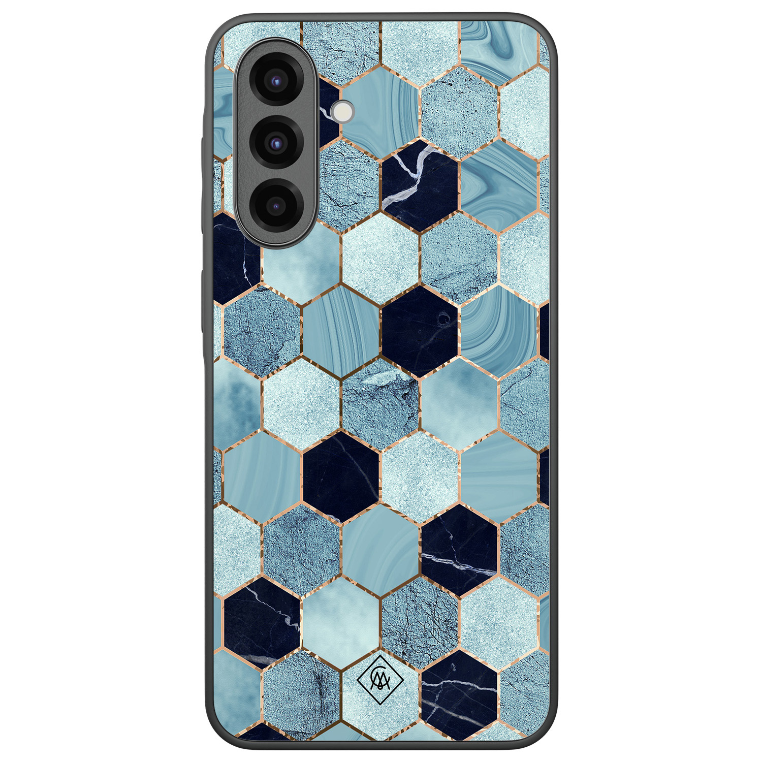Samsung Galaxy A36 hoesje Blue cubes