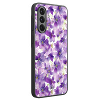 Casimoda Samsung Galaxy A36 hoesje - Floral violet