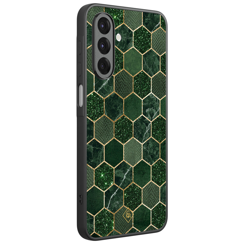 Casimoda Samsung Galaxy A26 hoesje - Kubus groen