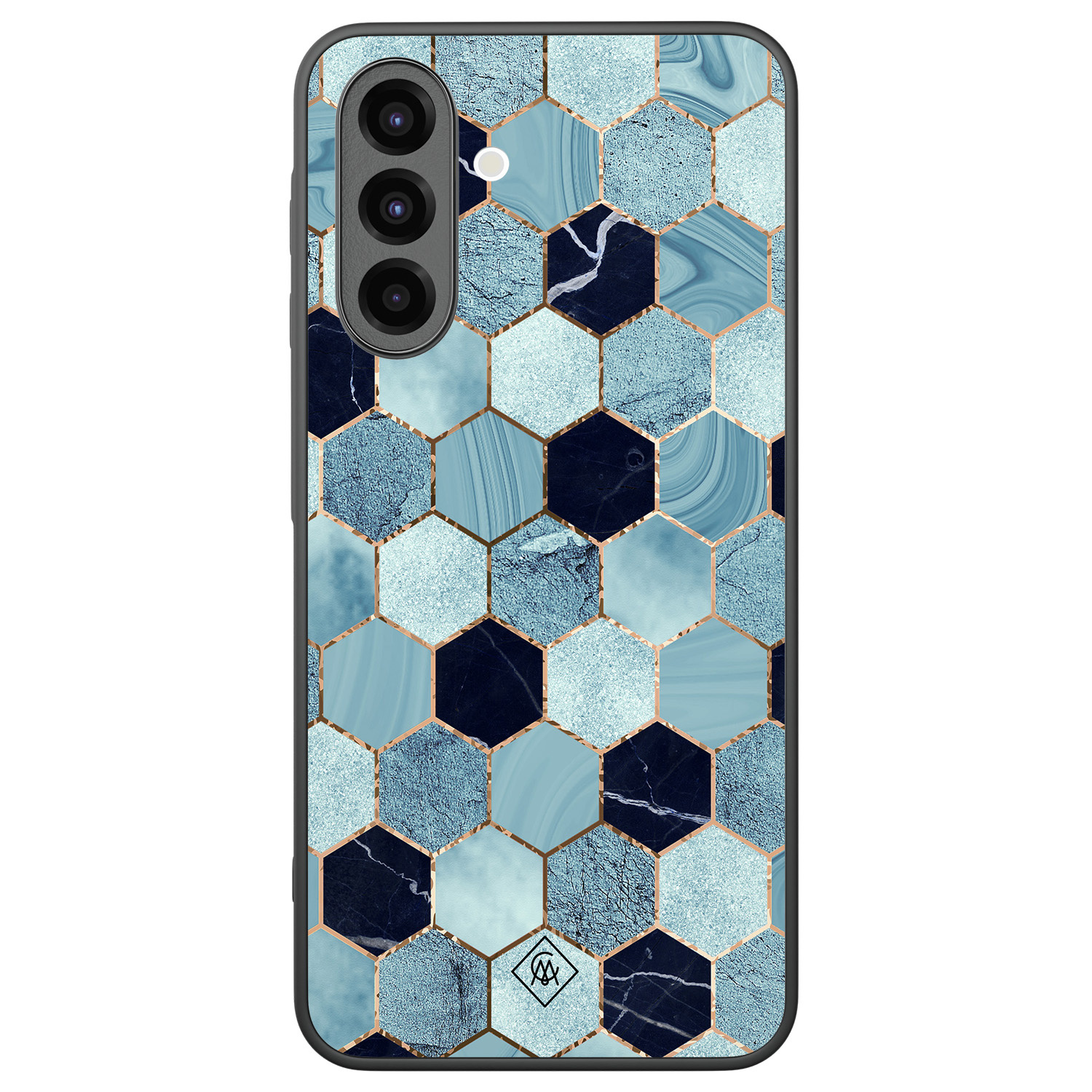 Samsung Galaxy A26 hoesje Blue cubes