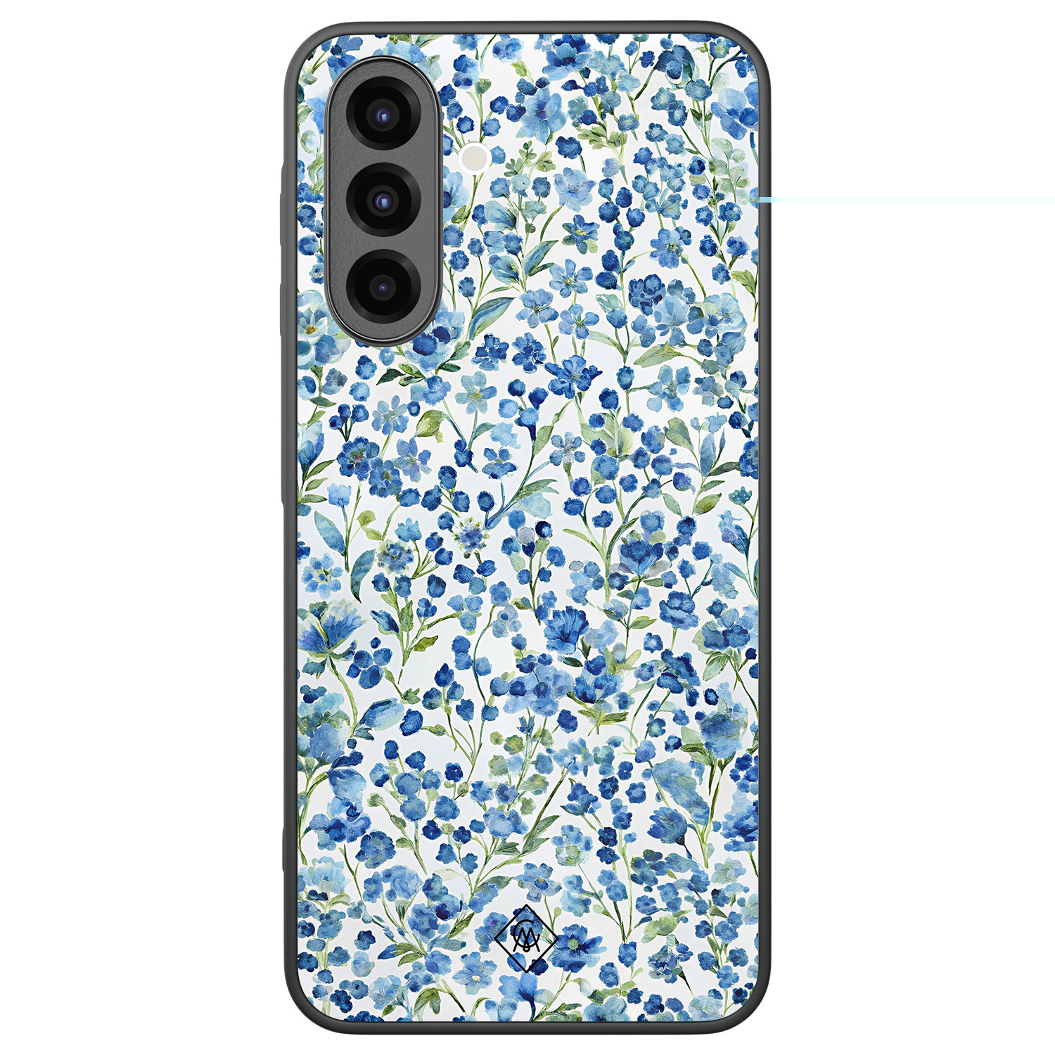 Samsung Galaxy A26 hoesje Vintage blue floral