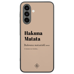 Casimoda Samsung Galaxy A26 hoesje - Hakuna matata