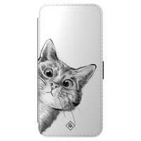 Casimoda Samsung Galaxy A56 flipcase - Kat kiekeboe