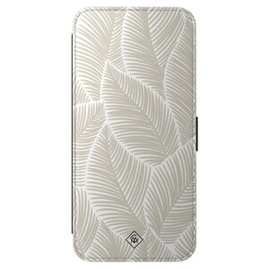 Casimoda Samsung Galaxy A56 flipcase - Palm leaves beige