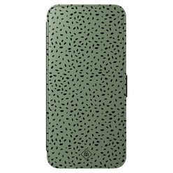 Casimoda Samsung Galaxy A56 flipcase - Green confetti