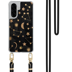 Casimoda Samsung Galaxy A36 hoesje met zwart koord - Counting the stars