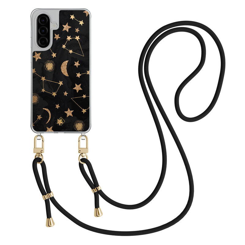 Casimoda Samsung Galaxy A36 hoesje met zwart koord - Counting the stars