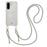 Casimoda Samsung Galaxy A36 hoesje met grijs koord - Abstract waves