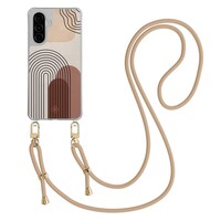 Casimoda Samsung Galaxy A26 hoesje met beige koord - Warm curves