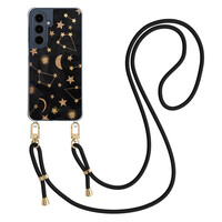 Casimoda Samsung Galaxy A16 hoesje met zwart koord - Counting the stars