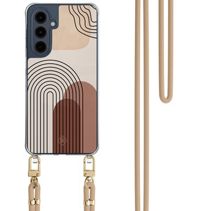 Casimoda Samsung Galaxy A16 hoesje met beige koord - Warm curves
