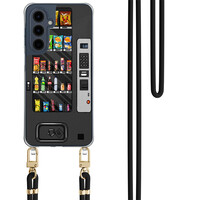 Casimoda Samsung Galaxy A16 hoesje met zwart koord - Snoepautomaat