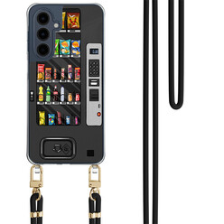 Casimoda Samsung Galaxy A16 hoesje met zwart koord - Snoepautomaat