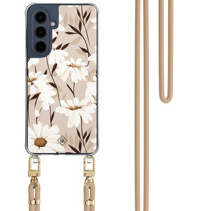 Casimoda Samsung Galaxy A16 hoesje met beige koord - In bloom