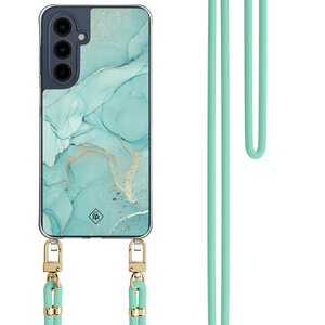 Casimoda Samsung Galaxy A16 hoesje met mint koord - Touch of mint