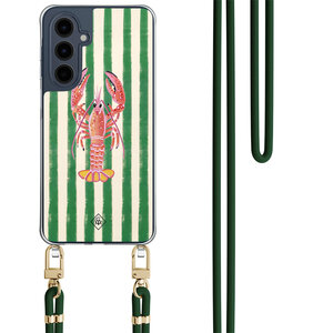 Casimoda Samsung Galaxy A16 hoesje met groen koord - Kreeft