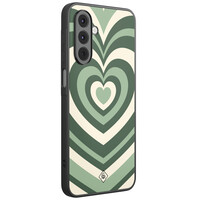 Casimoda Samsung Galaxy A16 hoesje - Hart swirl groen