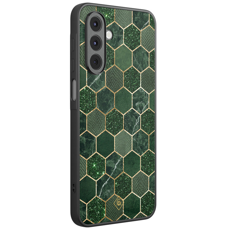 Casimoda Samsung Galaxy A16 hoesje - Kubus groen