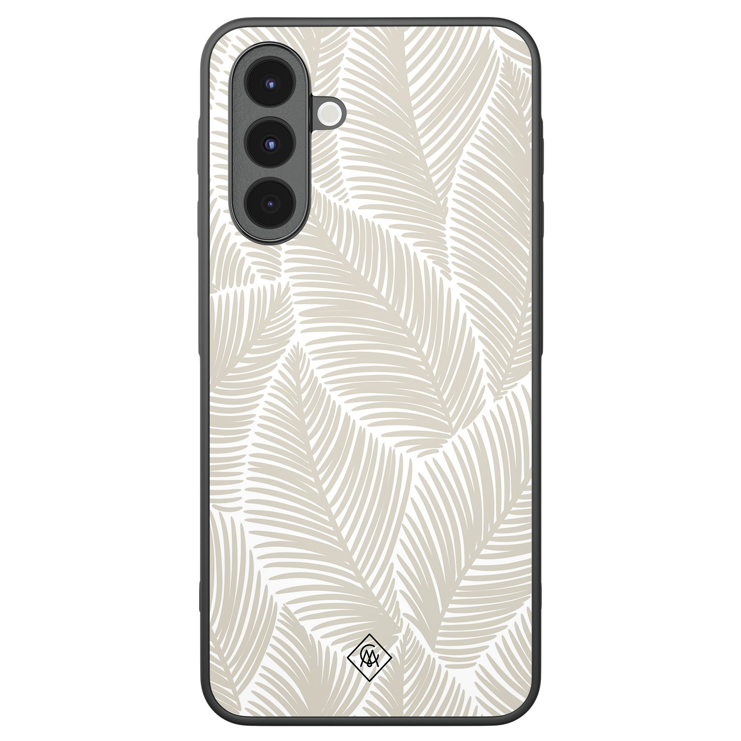 Samsung Galaxy A16 hoesje Palmy leaves beige