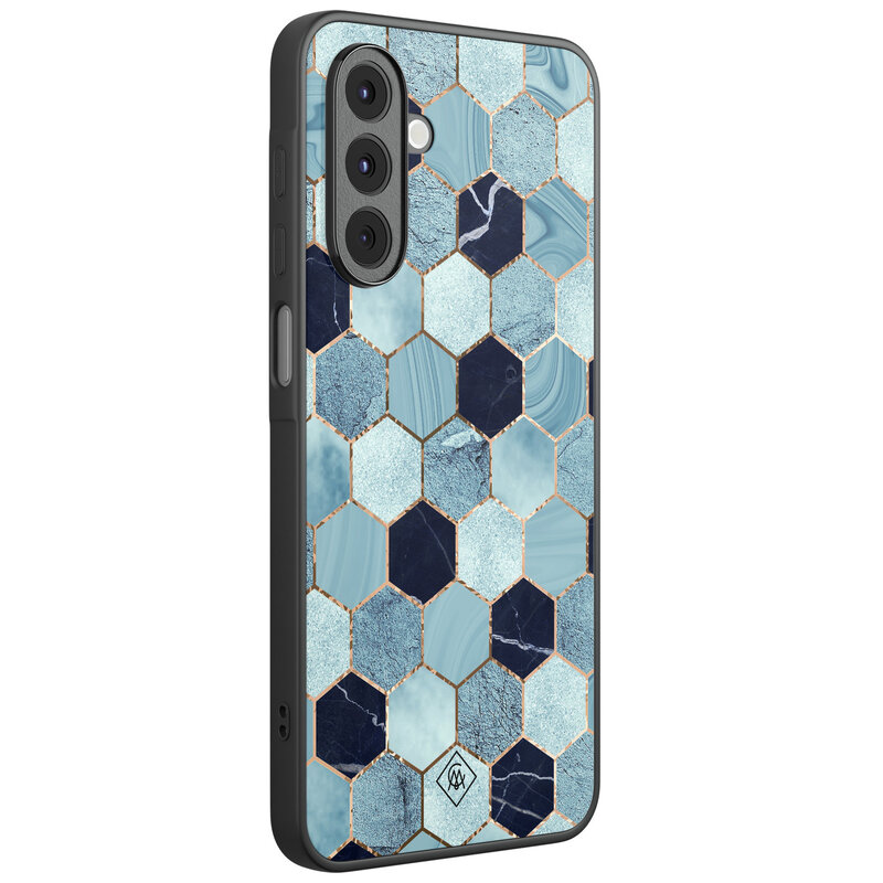 Casimoda Samsung Galaxy A16 hoesje - Blue cubes