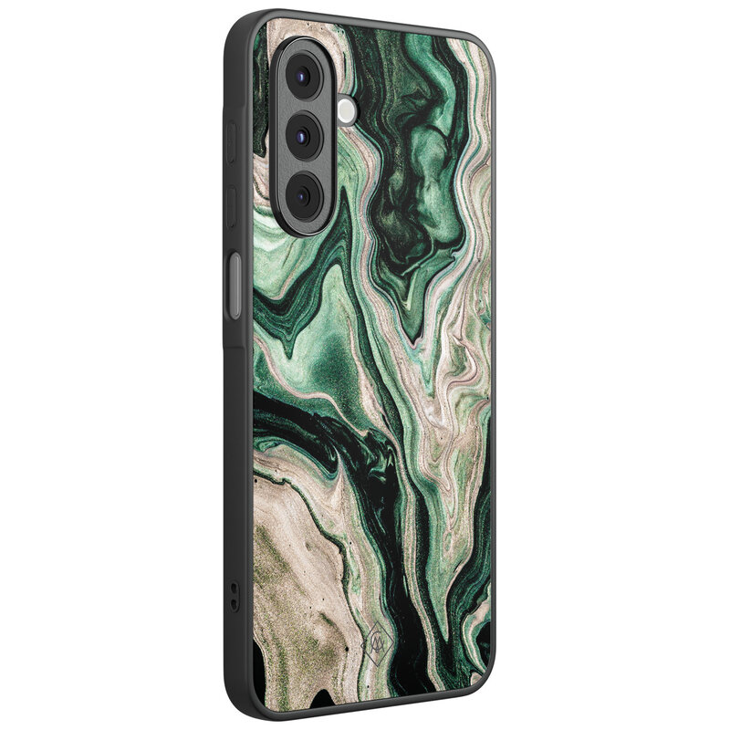 Casimoda Samsung Galaxy A16 hoesje - Green waves