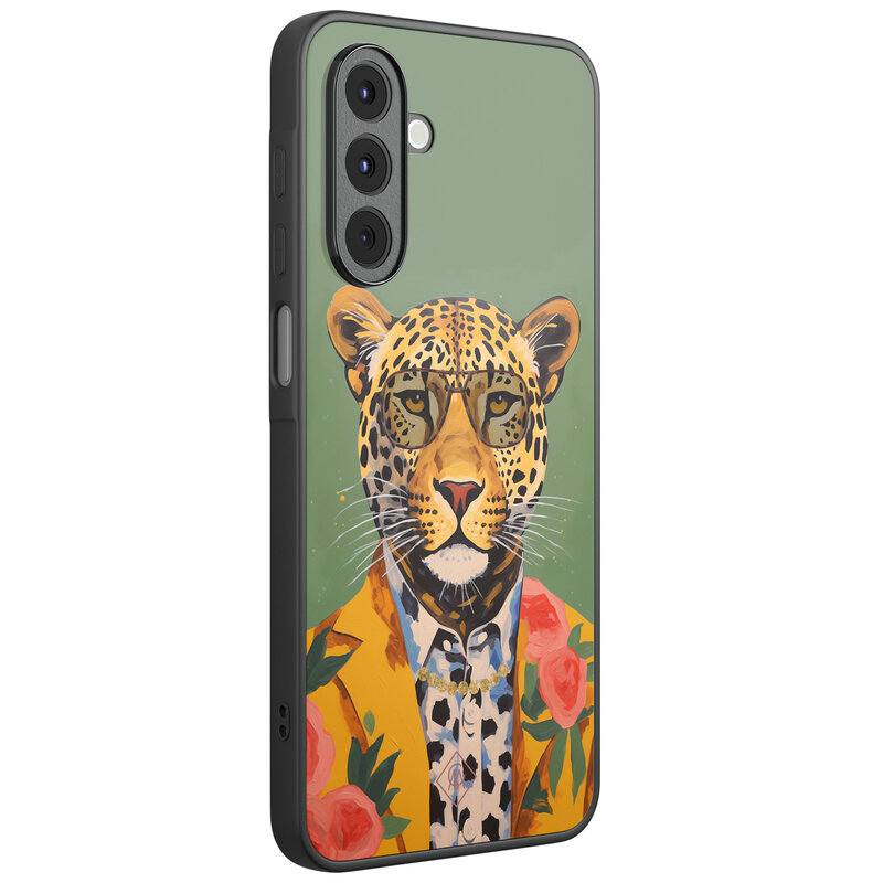 Casimoda Samsung Galaxy A16 hoesje - Luipaard hipster