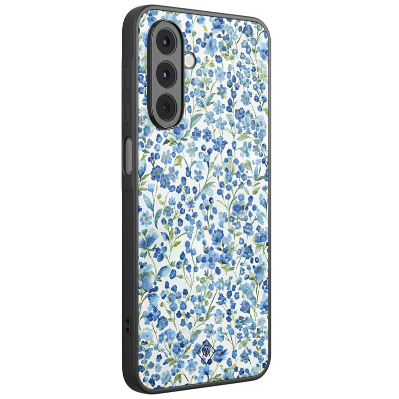 Casimoda Samsung Galaxy A16 hoesje - Vintage blue floral