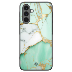 Casimoda Samsung Galaxy A16 hoesje - Marmer mint goud