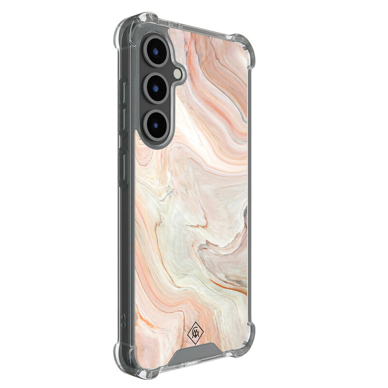 Casimoda Samsung Galaxy S25 FE shockproof hoesje - Marmer waves