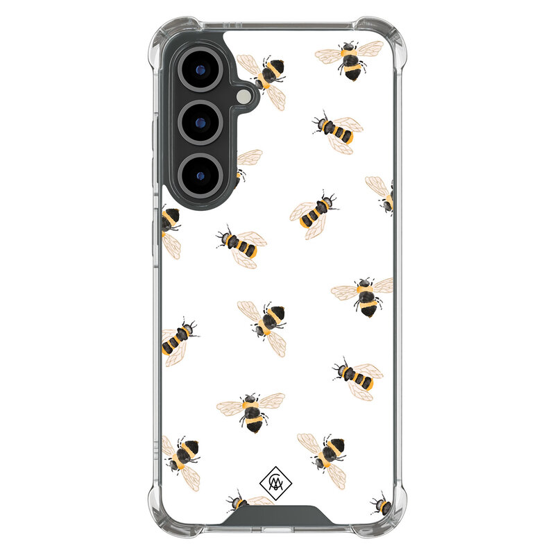 Casimoda Samsung Galaxy S25 FE shockproof hoesje - Bee happy