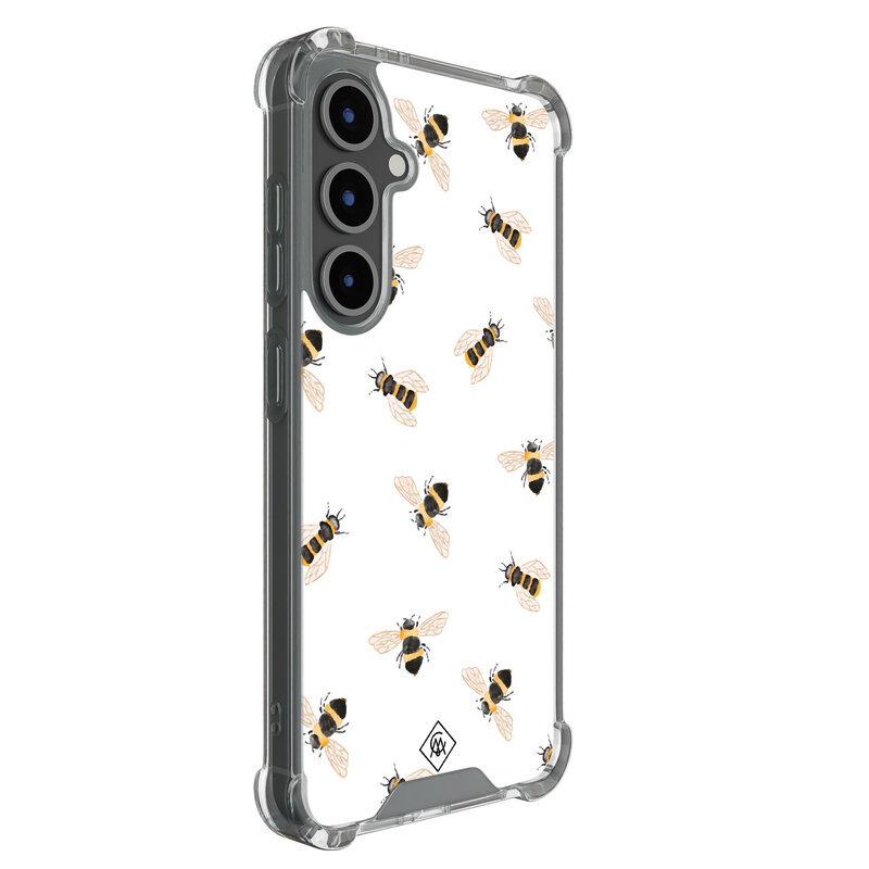 Casimoda Samsung Galaxy S25 FE shockproof hoesje - Bee happy