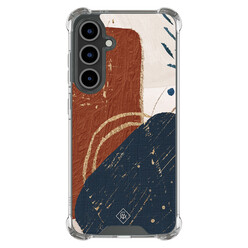 Casimoda Samsung Galaxy S25 FE shockproof hoesje - Abstract terracotta