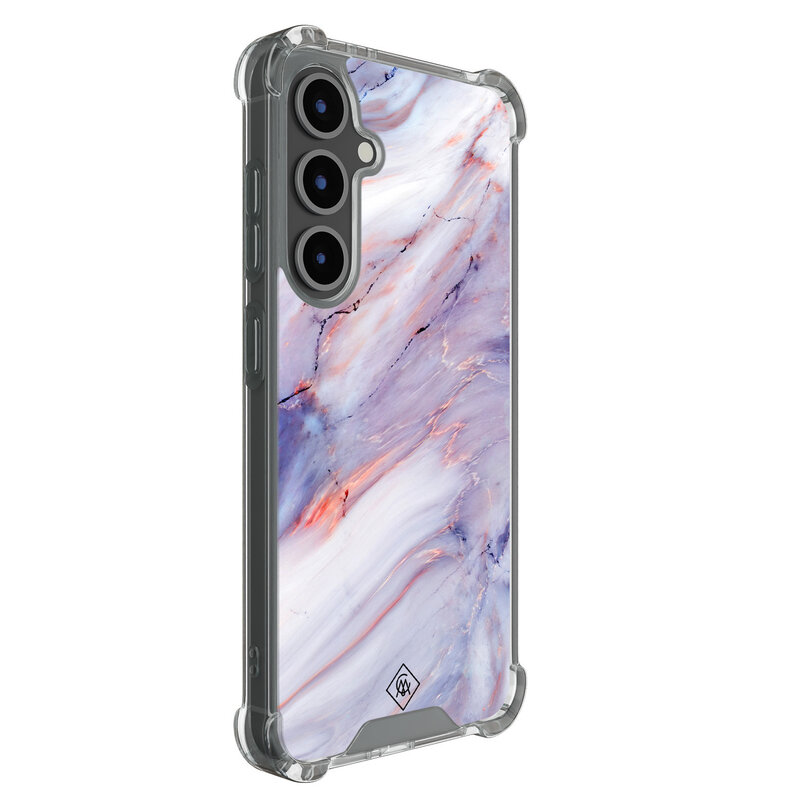 Casimoda Samsung Galaxy S25 FE shockproof hoesje - Marmer paars