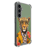 Casimoda Samsung Galaxy S25 FE shockproof hoesje - Luipaard hipster