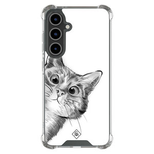 Casimoda Samsung Galaxy S25 FE shockproof hoesje - Kat kiekeboe