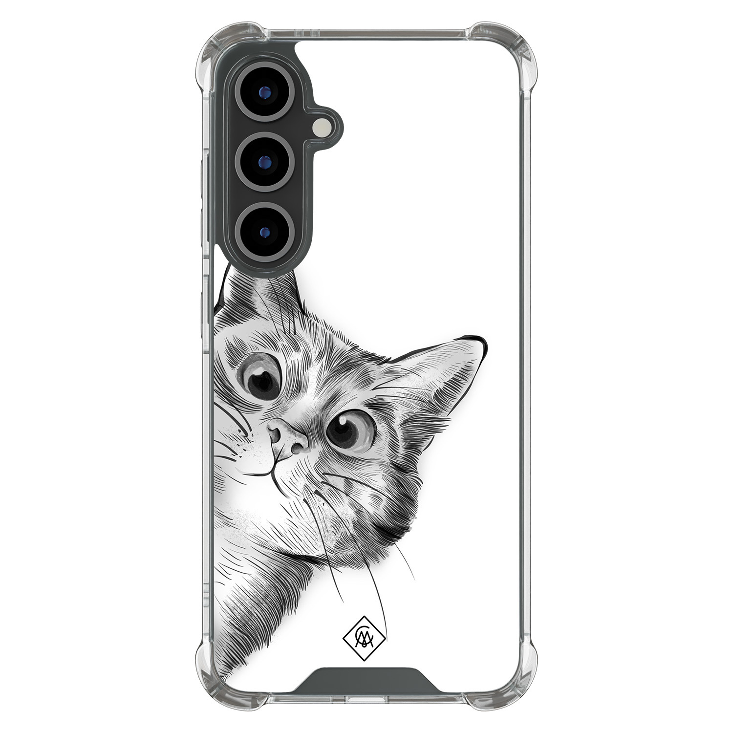 Samsung Galaxy S25 FE shockproof hoesje Kat kiekeboe