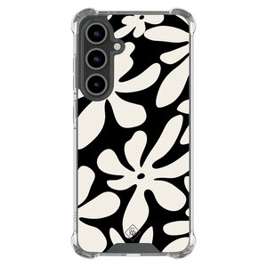 Casimoda Samsung Galaxy S25 FE shockproof hoesje - Noir bloom