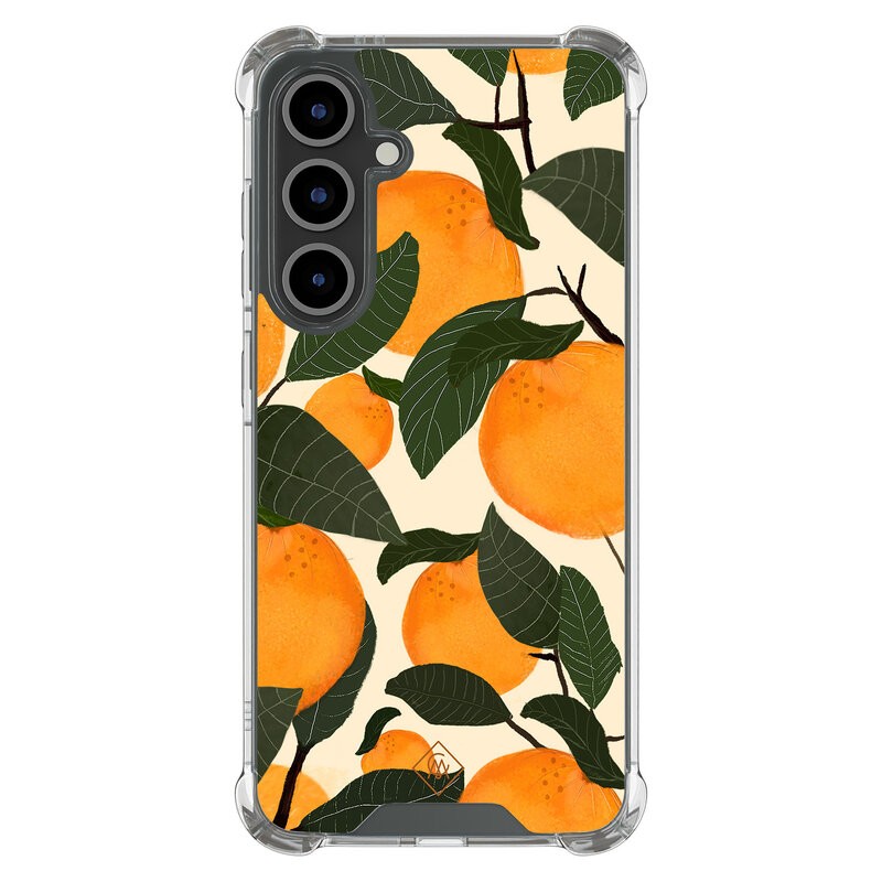 Casimoda Samsung Galaxy S25 FE shockproof hoesje - Orange garden