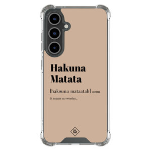 Casimoda Samsung Galaxy S25 FE shockproof hoesje - Hakuna matata