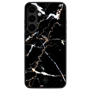 Casimoda Samsung Galaxy S25 FE hoesje - Marmer zwart