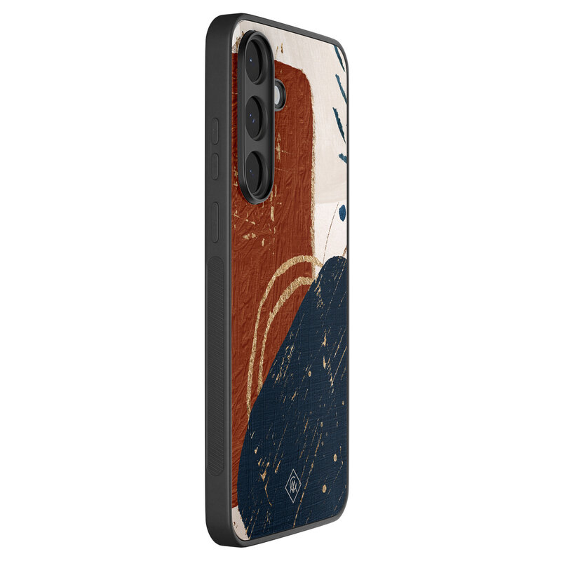 Casimoda Samsung Galaxy S25 FE hoesje - Abstract terracotta