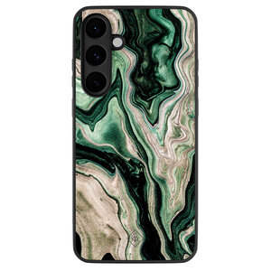 Casimoda Samsung Galaxy S25 FE hoesje - Green waves