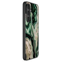 Casimoda Samsung Galaxy S25 FE hoesje - Green waves